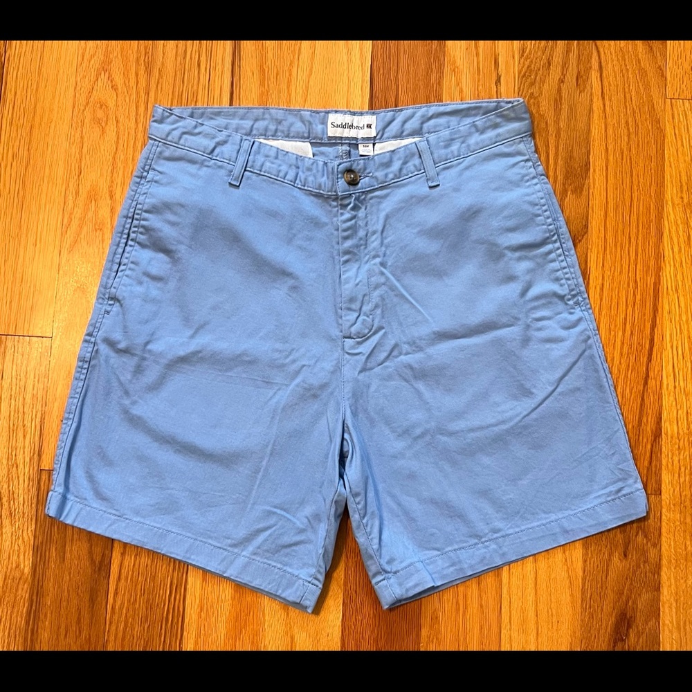 34” blue shorts